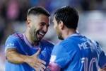 梅西助攻戴帽！迈阿密4-1新英格兰革命，阿连德、阿尔巴双响